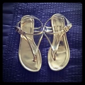 Arizona Jeans Gold Sandals